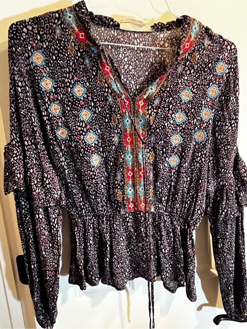 Savannah Jane Embroidered Boho Top